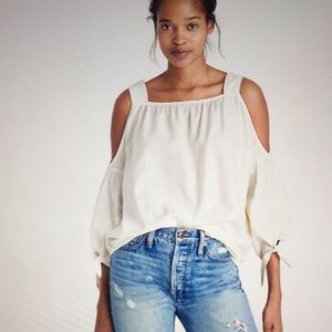 Madewell cold shoulder top
